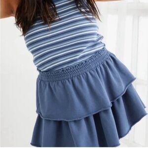 Aerie Weekend Ruffle Tiered Mini Skirt